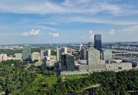 Vienna's Architectural Marvels with Danube Tower Ticket: A Walking Journey