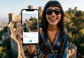 Sintra: Moorish Castle Ticket & Audio Tour with a Village Walk