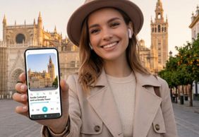 Seville: Cathedral & La Giralda Ticket and Audio Tour with a City Walk