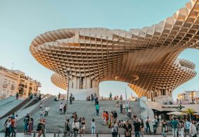 Seville: Setas de Sevilla Ticket and City Highlights Audio Tour