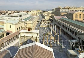Roman Forum and Palatine Hill Entry with Multimedia Video