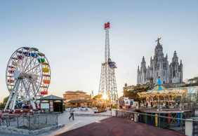 Tibidabo Panoramic Area: Entry + Cuca de Llum & TibiBus Access