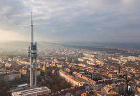 Prague: TV Tower Ticket & Novi Grad Walk Audio Tour