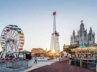 Tibidabo Panoramic Area: Entry + Cuca de Llum & TibiBus Access