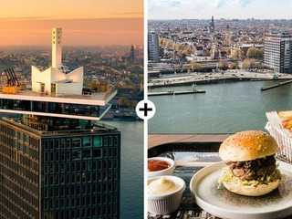 A'DAM Lookout: Entry Ticket + Burger Menu