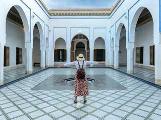 Marrakech Walking Tour: Koutoubia Mosque, Bahia Palace, Madrasa Ben Youssef and Medina