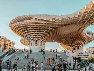Seville: Setas de Sevilla Ticket and City Highlights Audio Tour