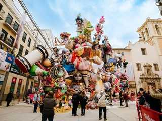 Valencia: Las Fallas Self-Guided Bike Tour (from Av. de França, 18)