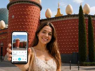 Figueres: Dali Museum Entry & Audio Tour with a Town Walk