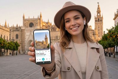 Seville: Cathedral & La Giralda Ticket and Audio Tour with a City Walk