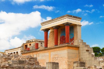 Billet pour le palais de Knossos et visite audio In-App : le labyrinthe du Minotaure