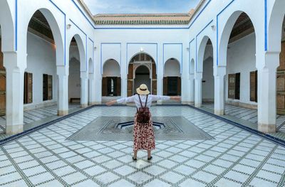 Marrakech Walking Tour: Koutoubia Mosque, Bahia Palace, Madrasa Ben Youssef and Medina