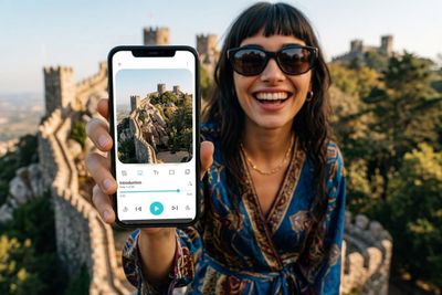 Sintra: Moorish Castle Ticket & Audio Tour with a Village Walk