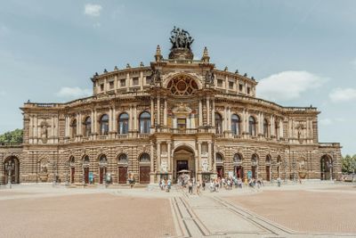Dresden: Semperoper Entry & Guided Visit with an Audio City Walk
