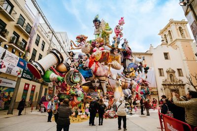 Valencia: Las Fallas Self-Guided Bike Tour (from Carrer de l'Herba, 4)