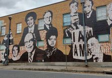 I am a Man Mural